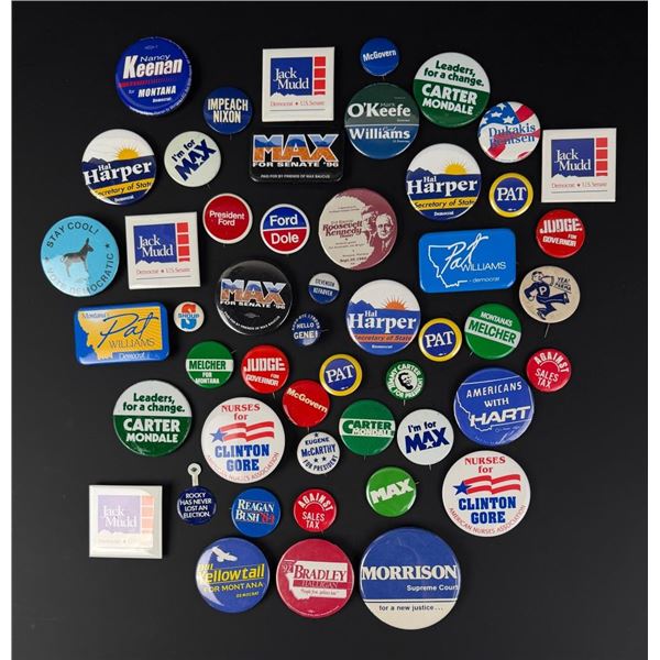 Collection of Presidential Campaign Buttons