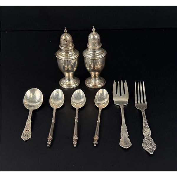 Collection of Sterling Silver Tableware