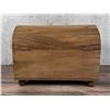 Image 3 : Geometric Wood Inlaid Box Treasure Chest