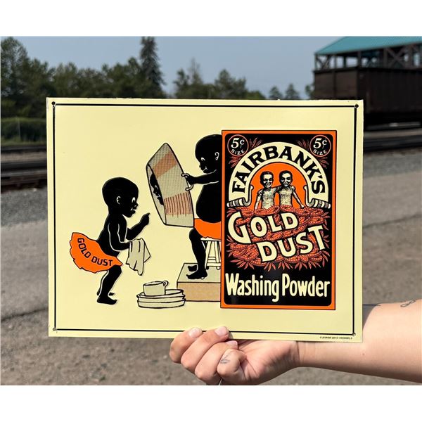 Fairbanks Gold Dust Washing Powder Sign