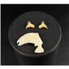 Image 2 : Alaskan Inuit Eskimo Ivory Fish Jewelry
