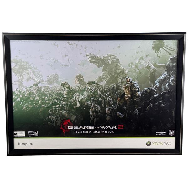 Gears of War 2 XBox 360 SDCC 2009 Poster