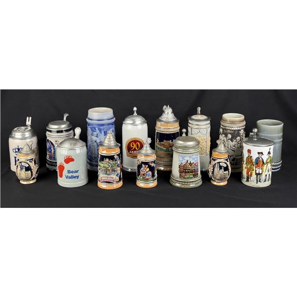 Collection of Assorted Beer Steins