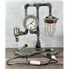 Image 2 : Industrial Found Object Pipe Fitting Lamp