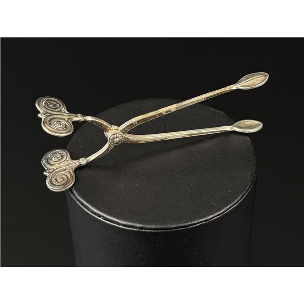 Danish Sterling Silver Sugar Tongs