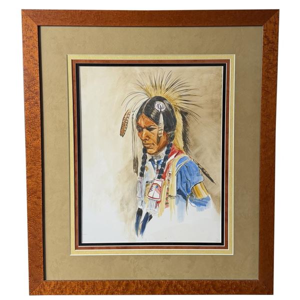 Native American Indian Dancer Painting