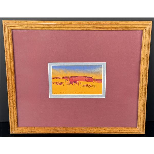 Buffalo Kaplinski Night Wash Watercolor Painting