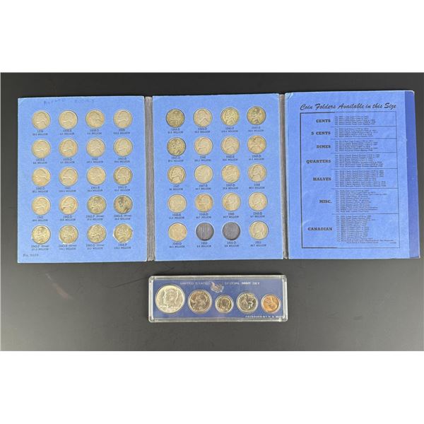 Collection of Jefferson Nickels Kennedy Proof