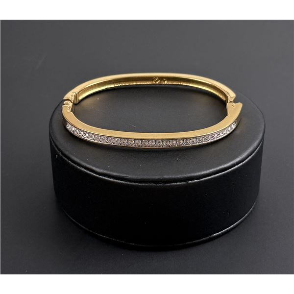 Swarovski Crystal Pave Bangle Bracelet