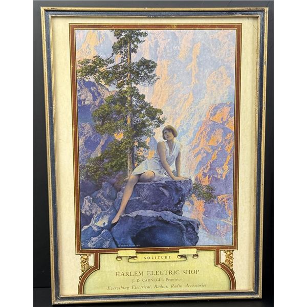 Solitude Maxfield Parrish Calendar Top