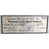 Image 2 : George Ruggles Maxfield Parrish Signed Check