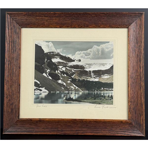Alfred Blyth Bow Lake Canada Tinted Photo