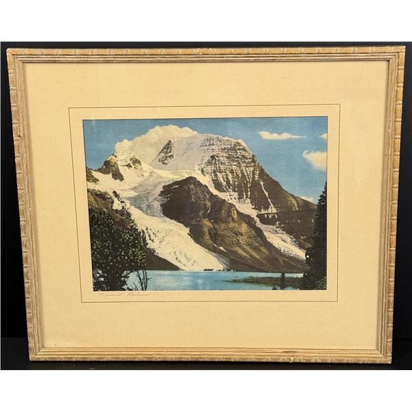 Mount Robson Berg Lake Canada Photo