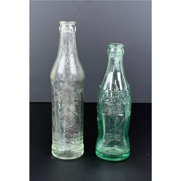 Grizzly Coca Cola Montana Soda Bottles