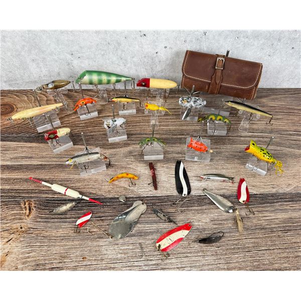 Collection of Vintage Fishing Lures