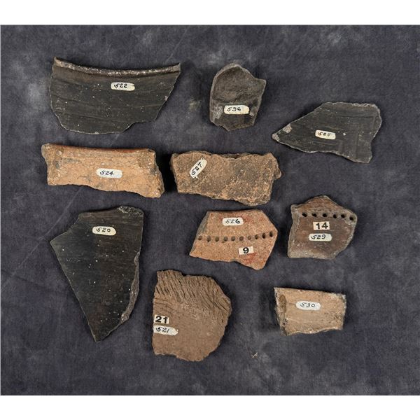 Ancient Moundville Native American Pot Fragments