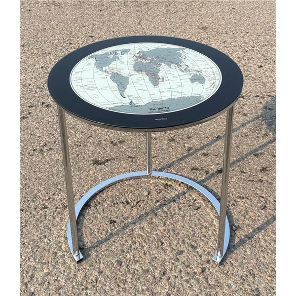Powell World Map Nesting Table