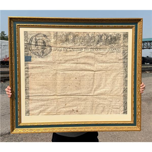 George II Vellum Land Indenture