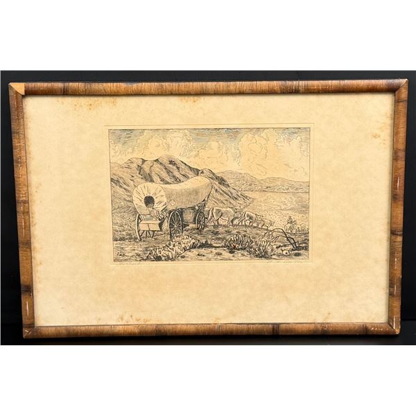 California Trail Etching
