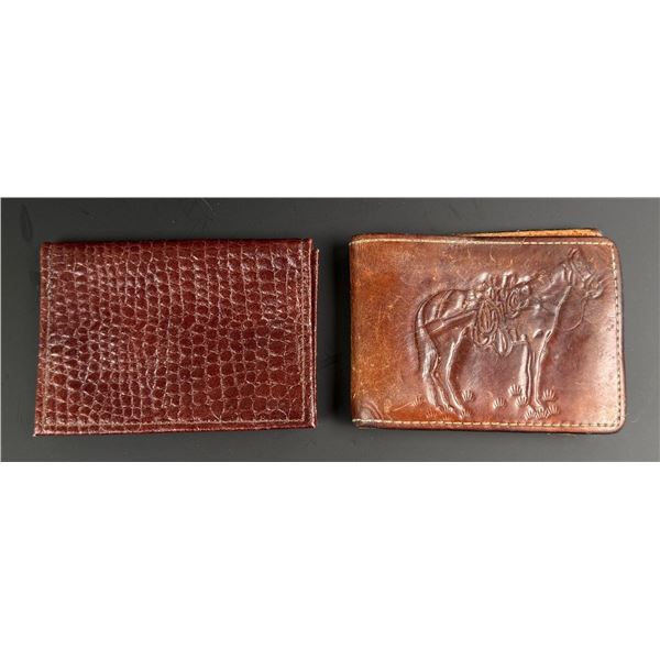 Vintage Leather Cowboy Wallets