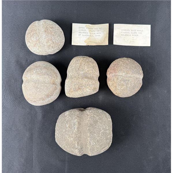 Columbia River Native American Stone Net Weights