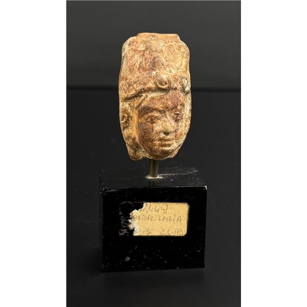 Tang Dynasty China Stone Head of a Bodhisattva