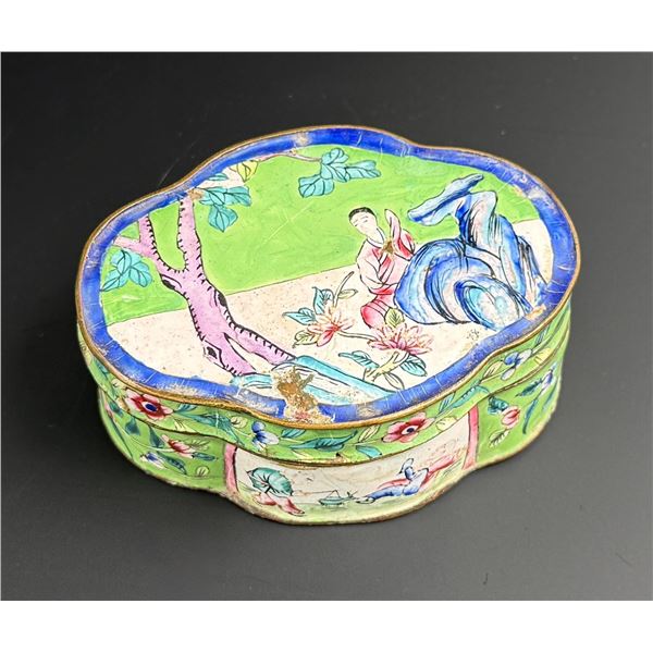 Chinese Cloisonne Enamel Box