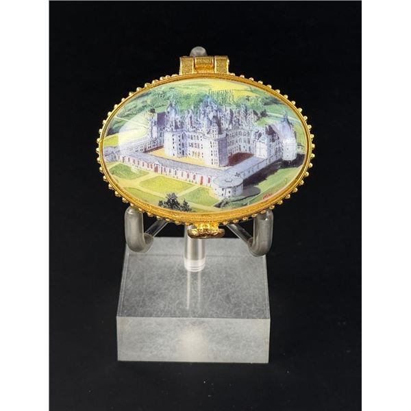 Enamel Trinket Snuff Box