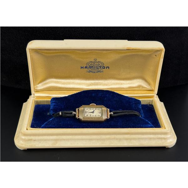 Art Deco Hamilton 10K Gold Filled Watch