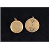 Image 2 : Victorian Gold Filled Monogramed Locket Pendants
