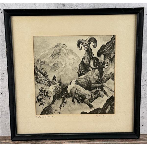 Reinhold H. Palenske Timberline Excitement Print