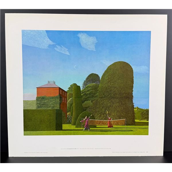 David Inshaw The Badminton Game Print