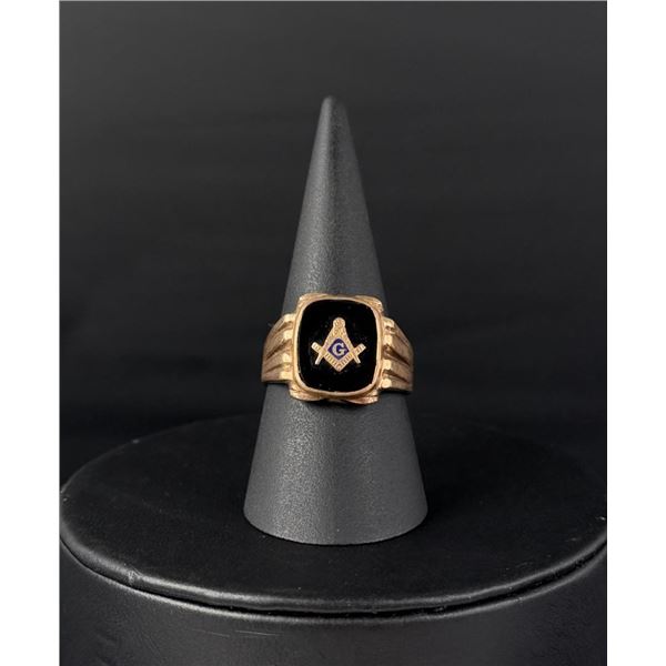 10k Gold Masonic Ring