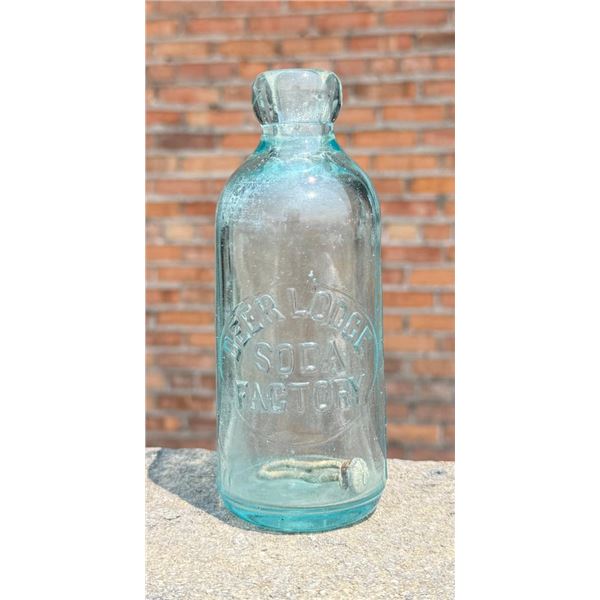 Deer Lodge Montana Hutchinson Soda Bottle