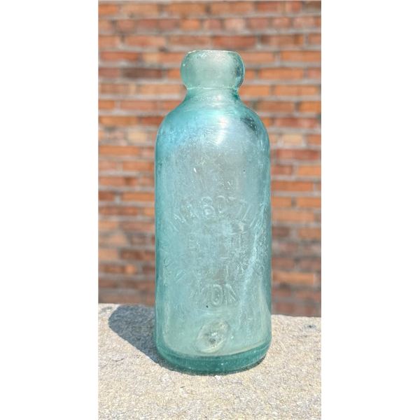 Montana Bottling Butte Montana Territory Bottle