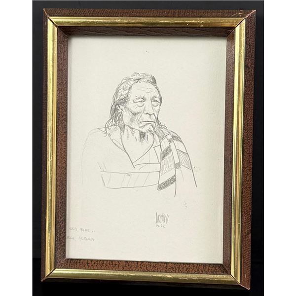 Dave Powell Old Bear Drawing
