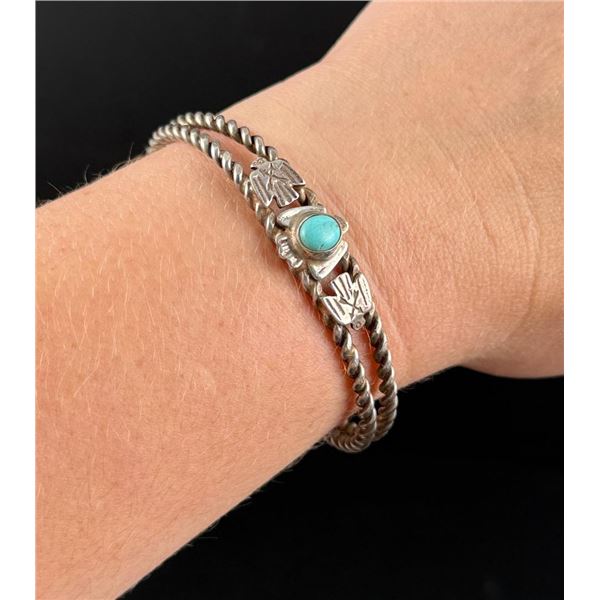 Old Pawn Fred Harvey Era Navajo Sterling Bracelet