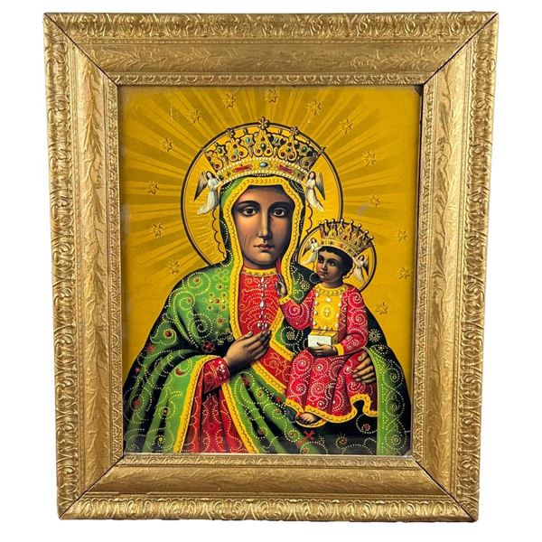 Black Madonna of Czestochowa Polish Icon