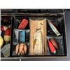 Image 2 : Antique Fishing Tackle Box & Contents
