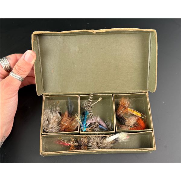 Collection of Antique Fly Fishing Flies