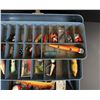 Image 3 : Antique Fishing Tackle Box & Contents