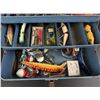Image 4 : Antique Fishing Tackle Box & Contents