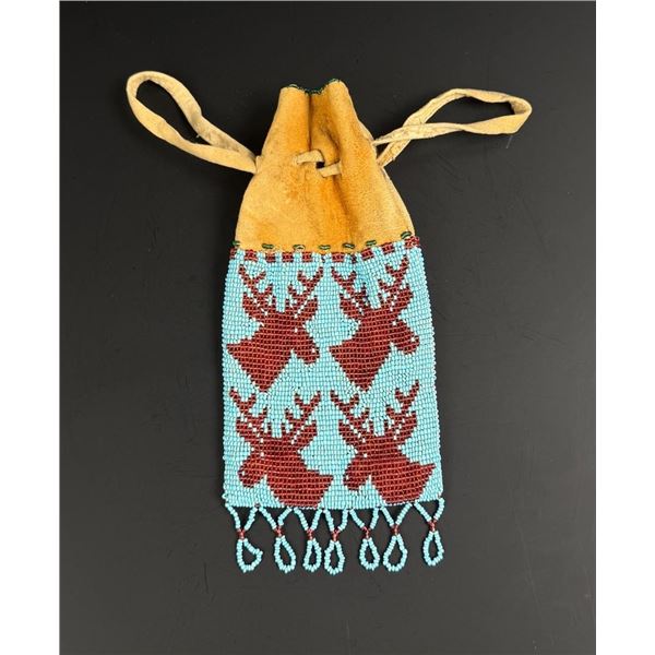 Wasco Native American Indian Beaded Bag