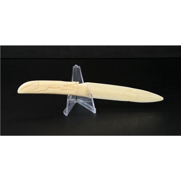 Alaskan Inuit Eskimo Walrus Ivory Letter Opener