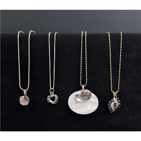 Collection of Sterling Silver Necklaces
