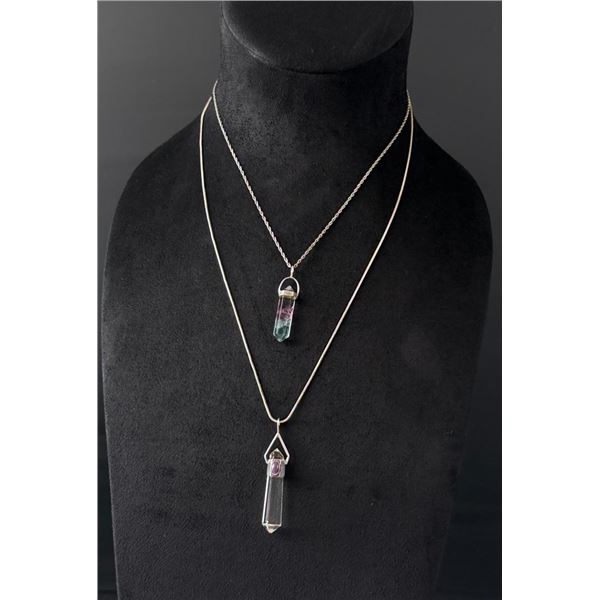 Sterling Silver Crystal Necklaces