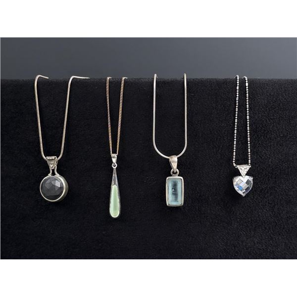 Collection of Sterling Silver Necklaces