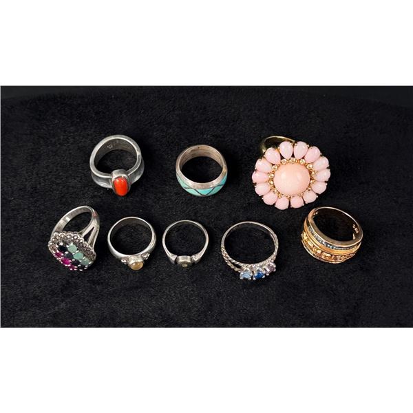 Collection of Sterling Silver Rings