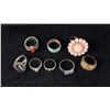 Image 1 : Collection of Sterling Silver Rings