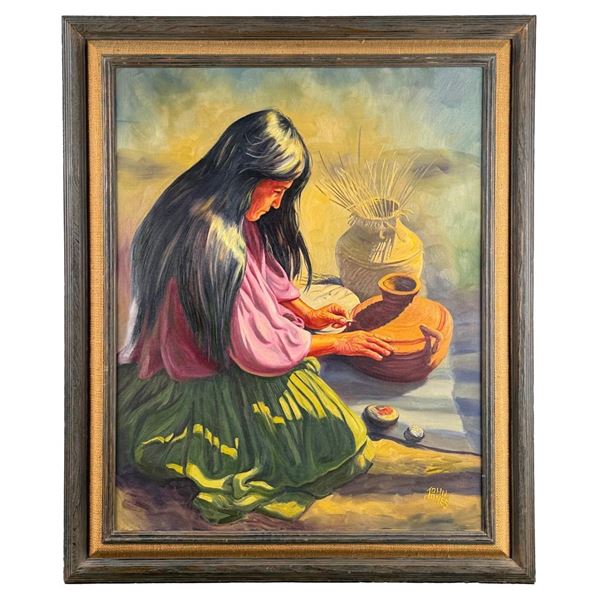 John Jones The Pottery Maker Painting